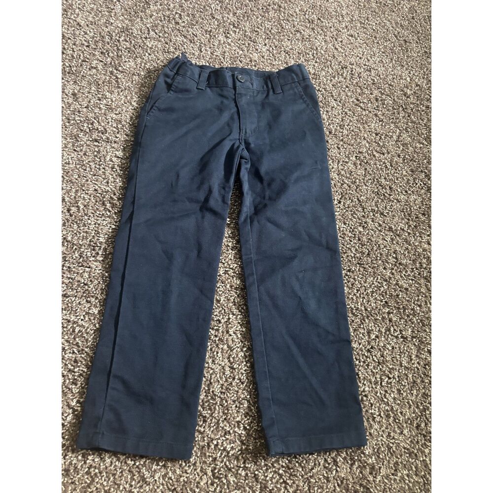 Nautica Boys Navy Blue School Uniform Dress Pants Size 5